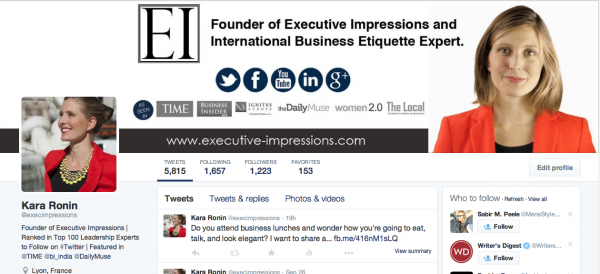 Executive Impressions Twitter Etiquette Tips
