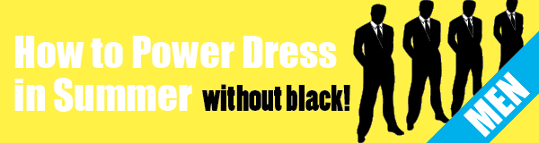 How to dress in summer without black (for men)