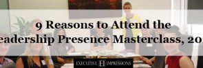 Reasons to attend the Leadership Presence Masterclass in 2020